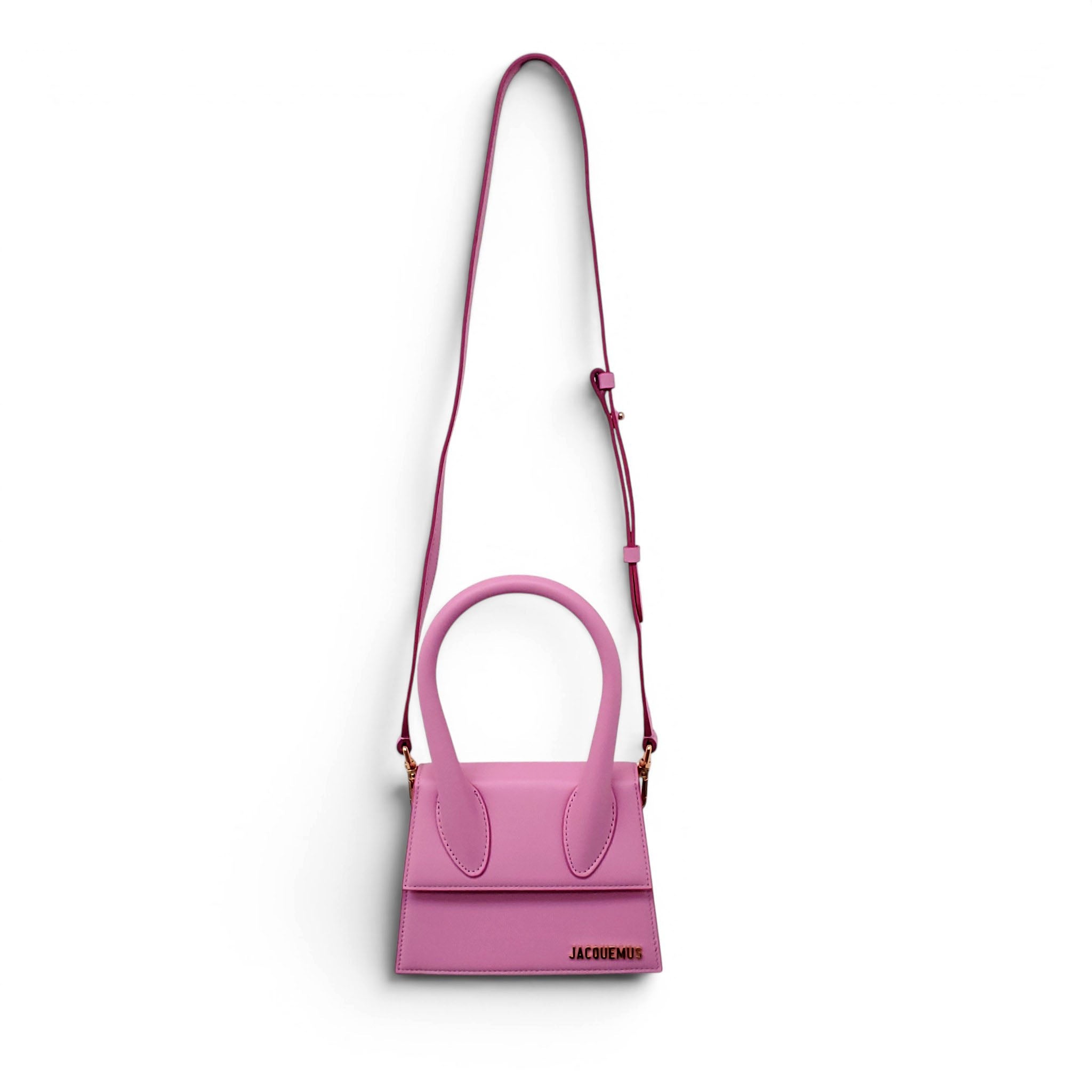 JACQUEMUS PINK TOP HANDLE BAG