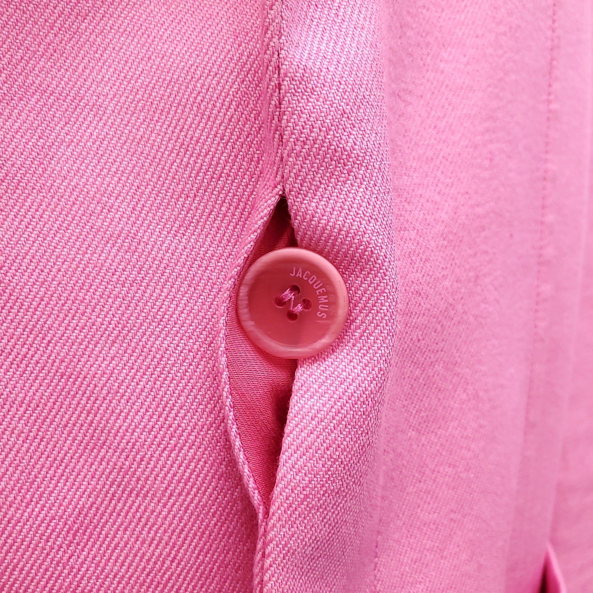 JACQUEMUS PINK 'LE SPLASH' JACKET - SIZE 42