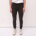 JAMES PERSE ARMY GREEN DRAWSTRING TROUSERS WITH POCKET - SIZE 0/XS