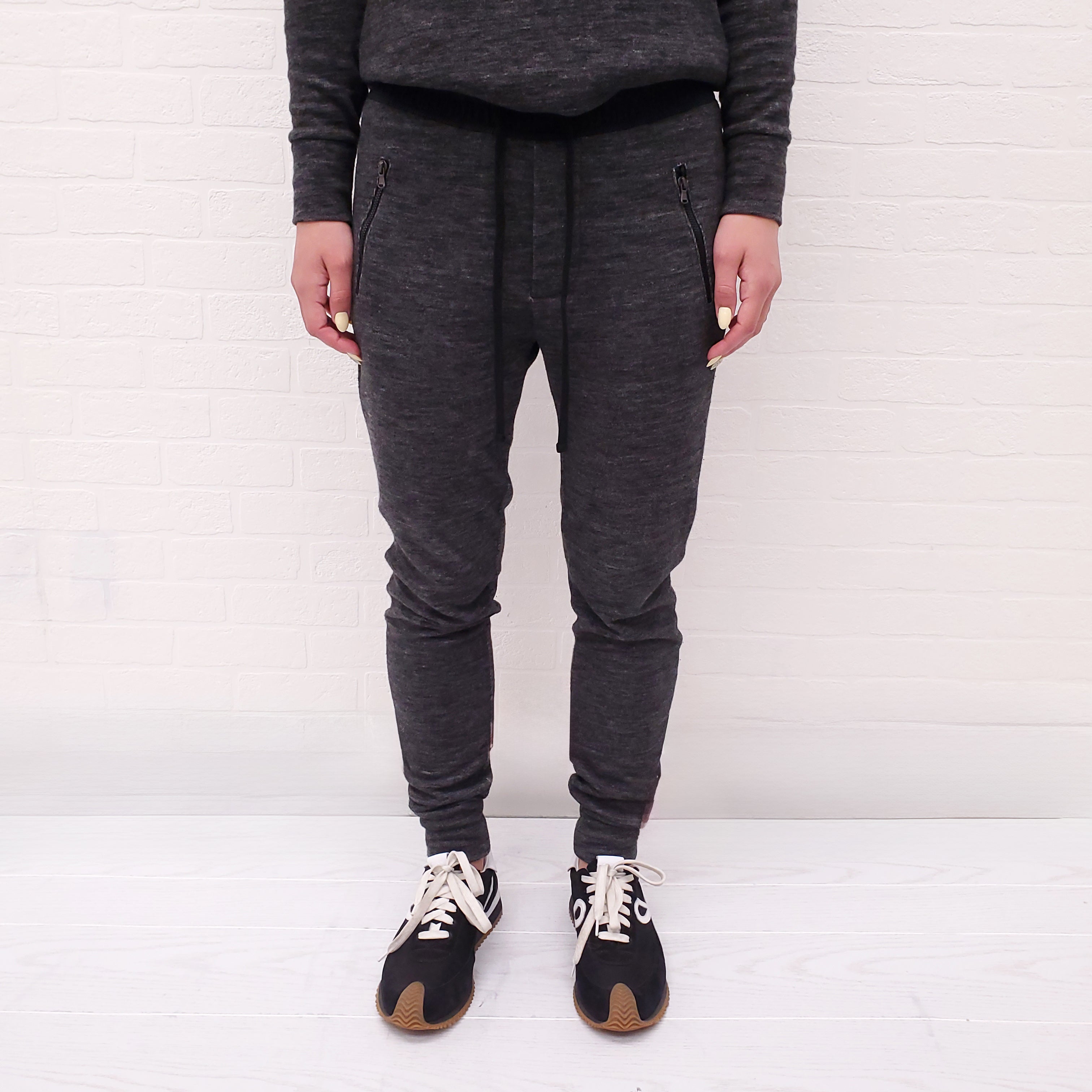 JAMES PERSE DARK GREY SWEATSHIRT SET - SIZE 0/XS