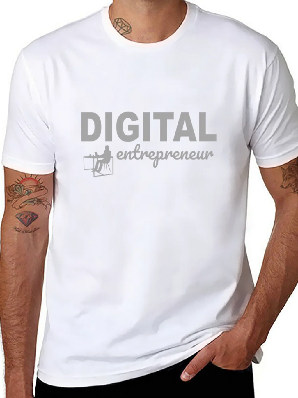 Digital Entrepreneur T-Shirt - Black Graphic Tee