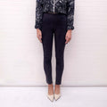 JOSEPH DARK GREY SUEDE LEGGINGS - SIZE 36