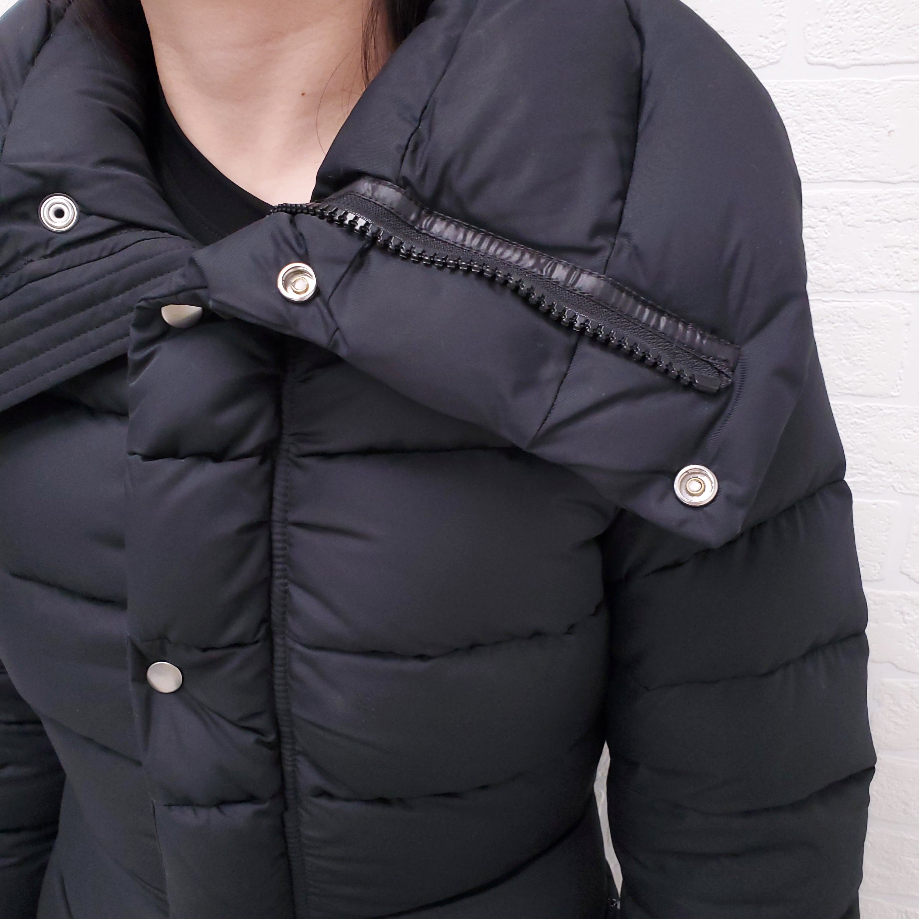 JUNYA WATANABE X COMME DES GARÇONS BLACK PUFFER JACKET - SIZE S