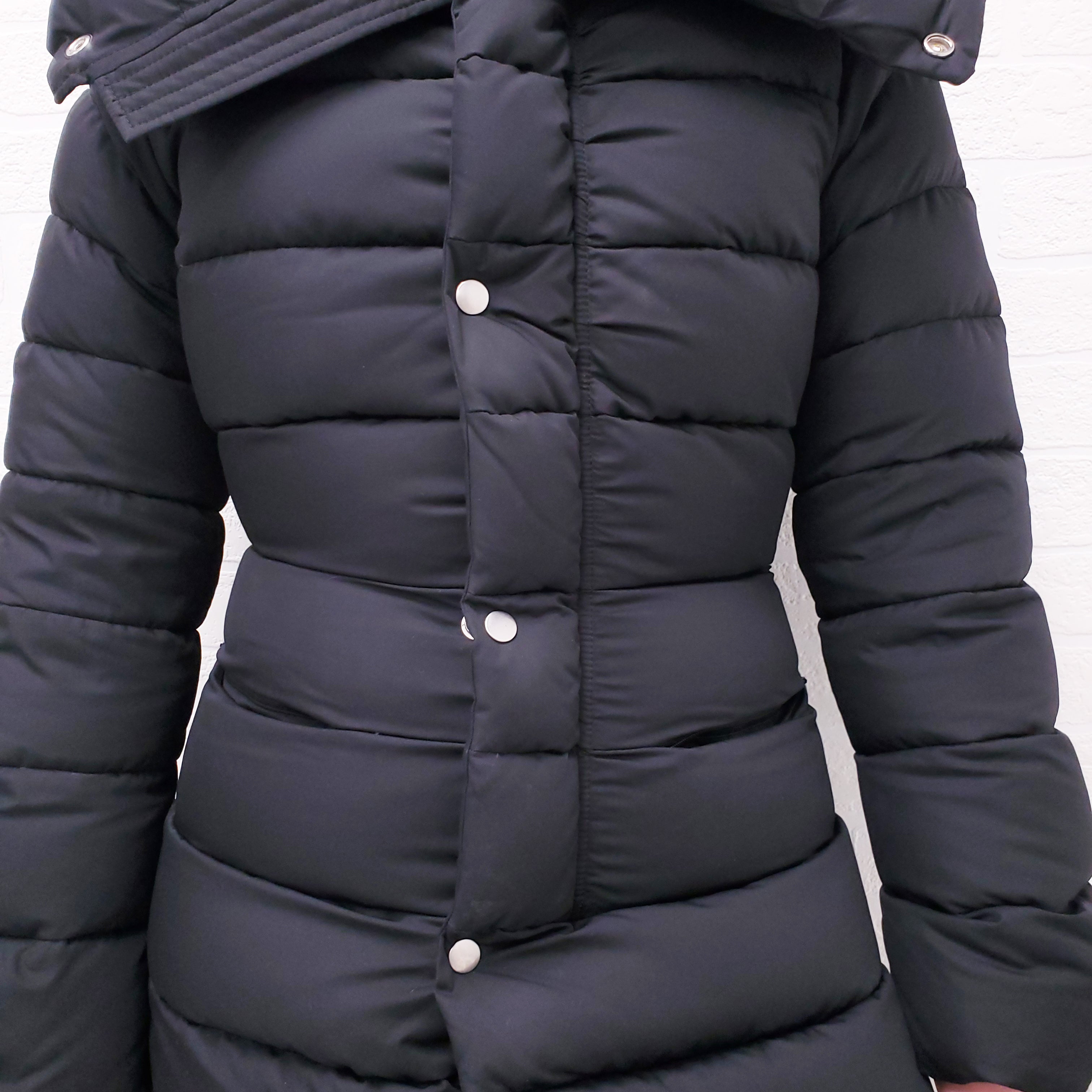 JUNYA WATANABE X COMME DES GARÇONS BLACK PUFFER JACKET - SIZE S
