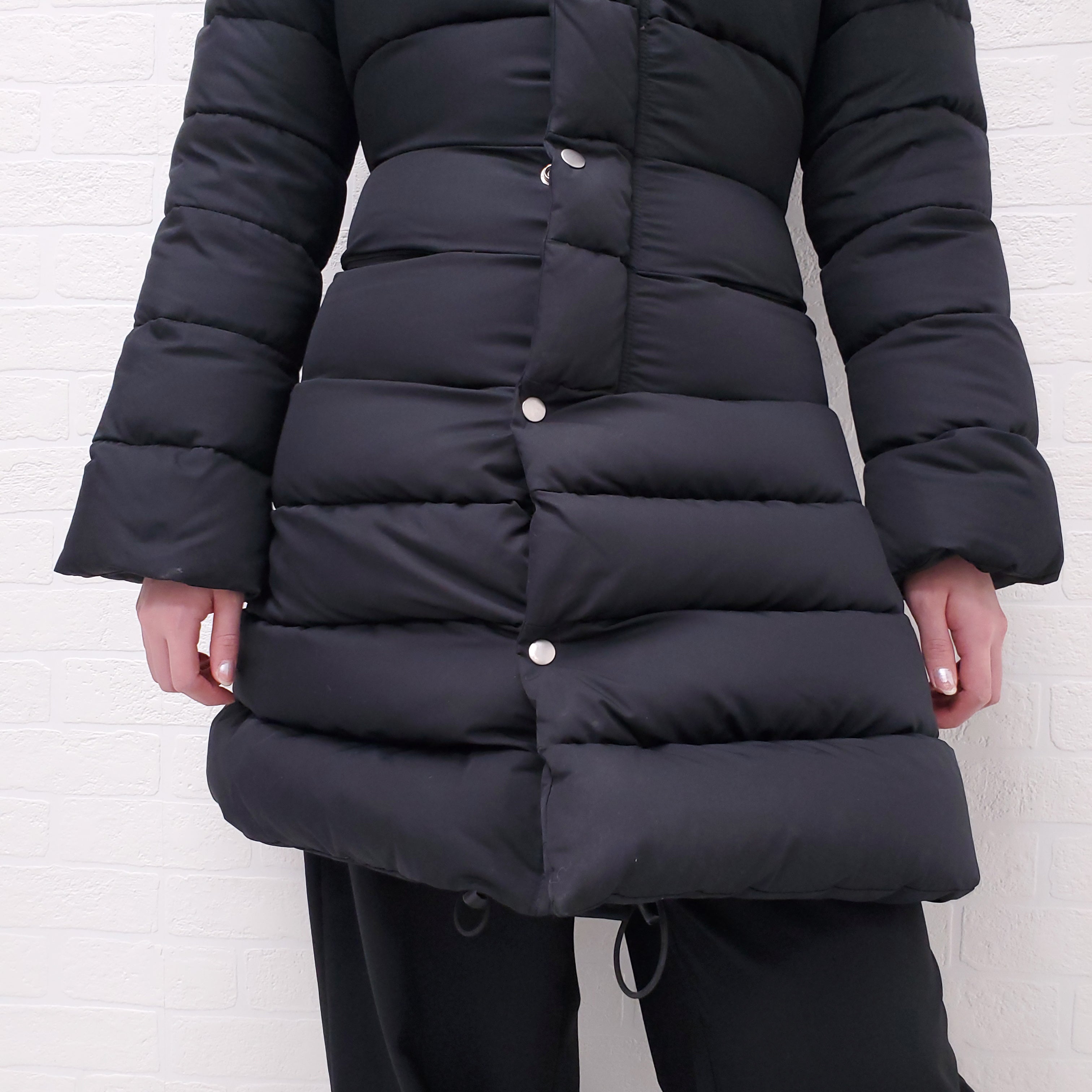 JUNYA WATANABE X COMME DES GARÇONS BLACK PUFFER JACKET - SIZE S