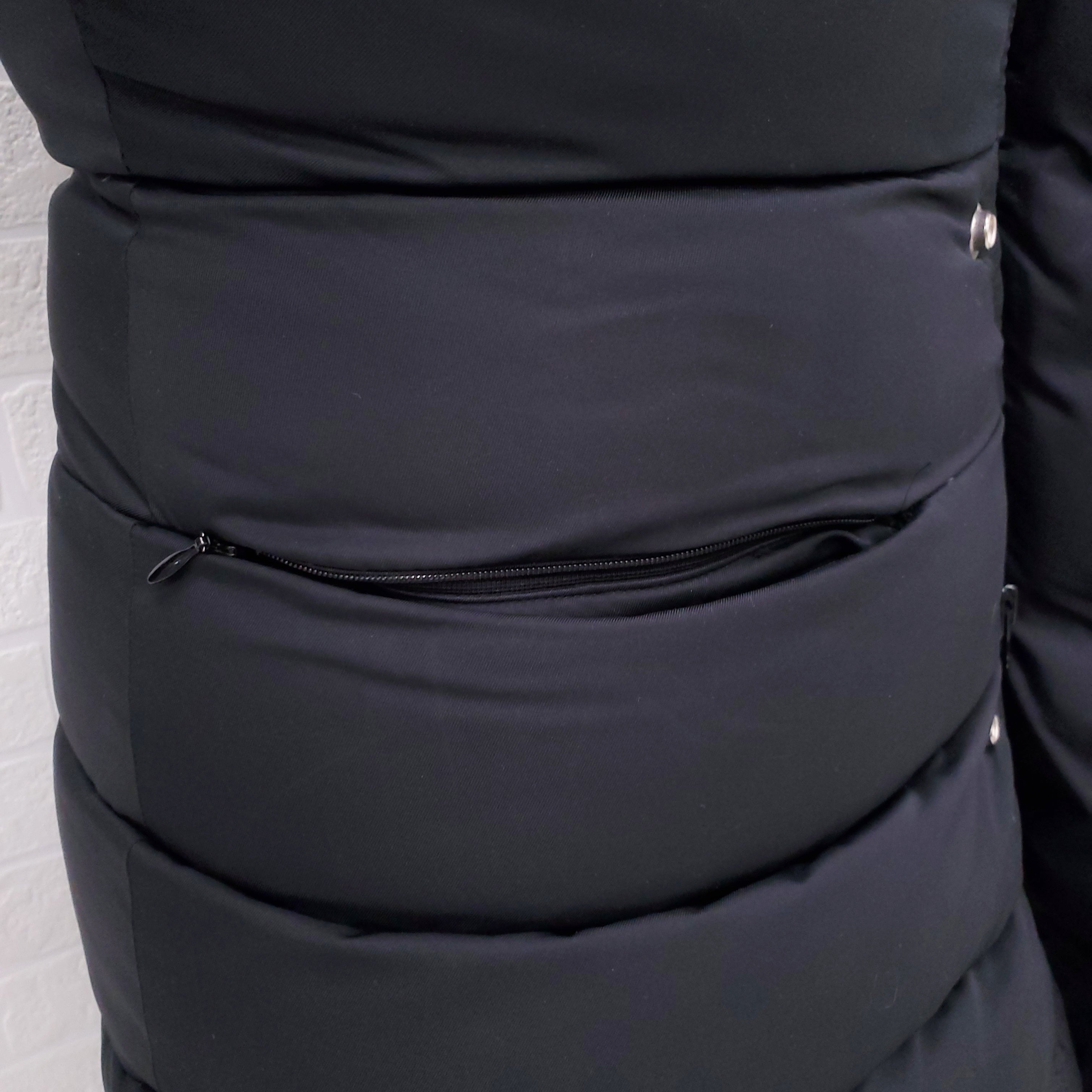 JUNYA WATANABE X COMME DES GARÇONS BLACK PUFFER JACKET - SIZE S