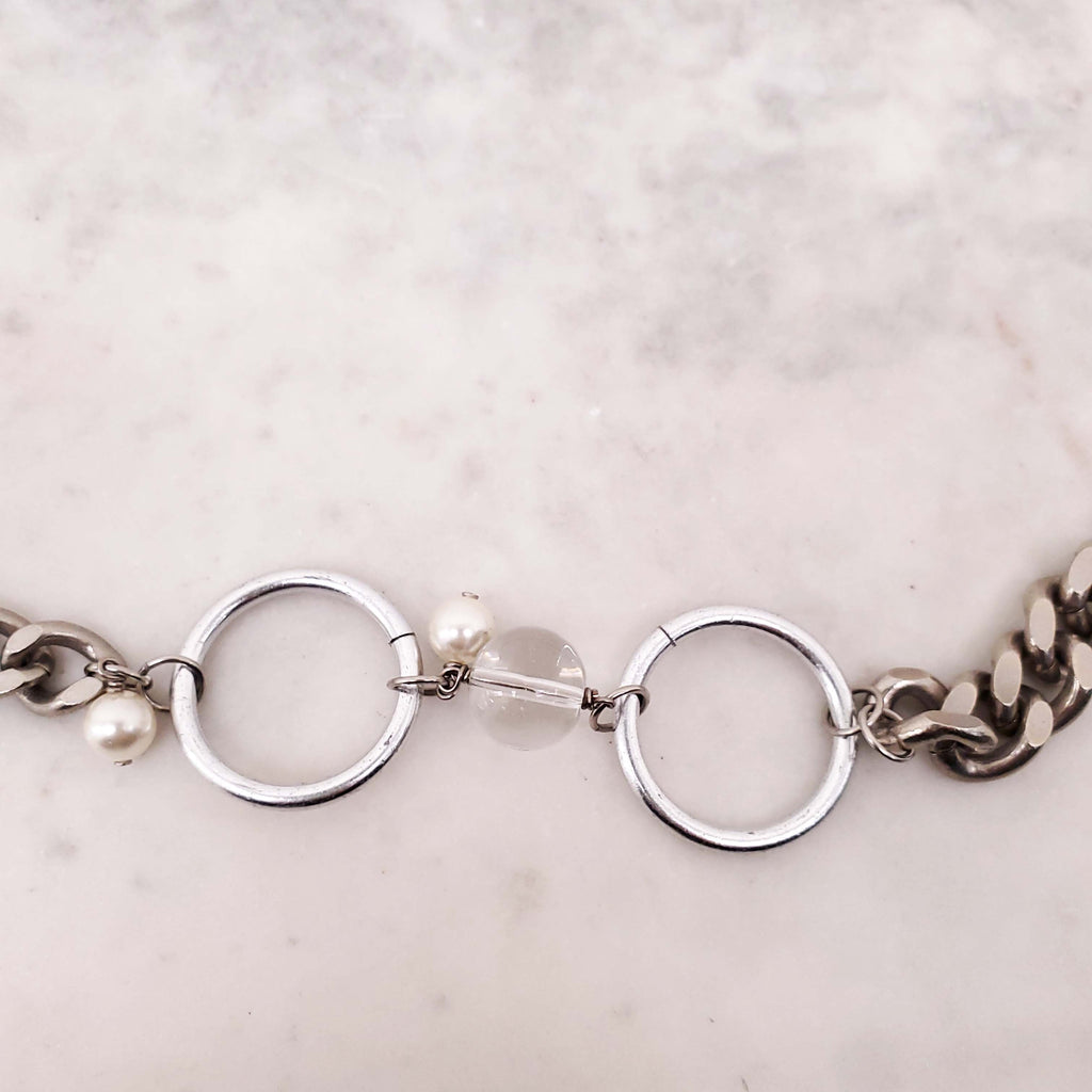 JUSTINE CLENQUET KEY NECKLACE