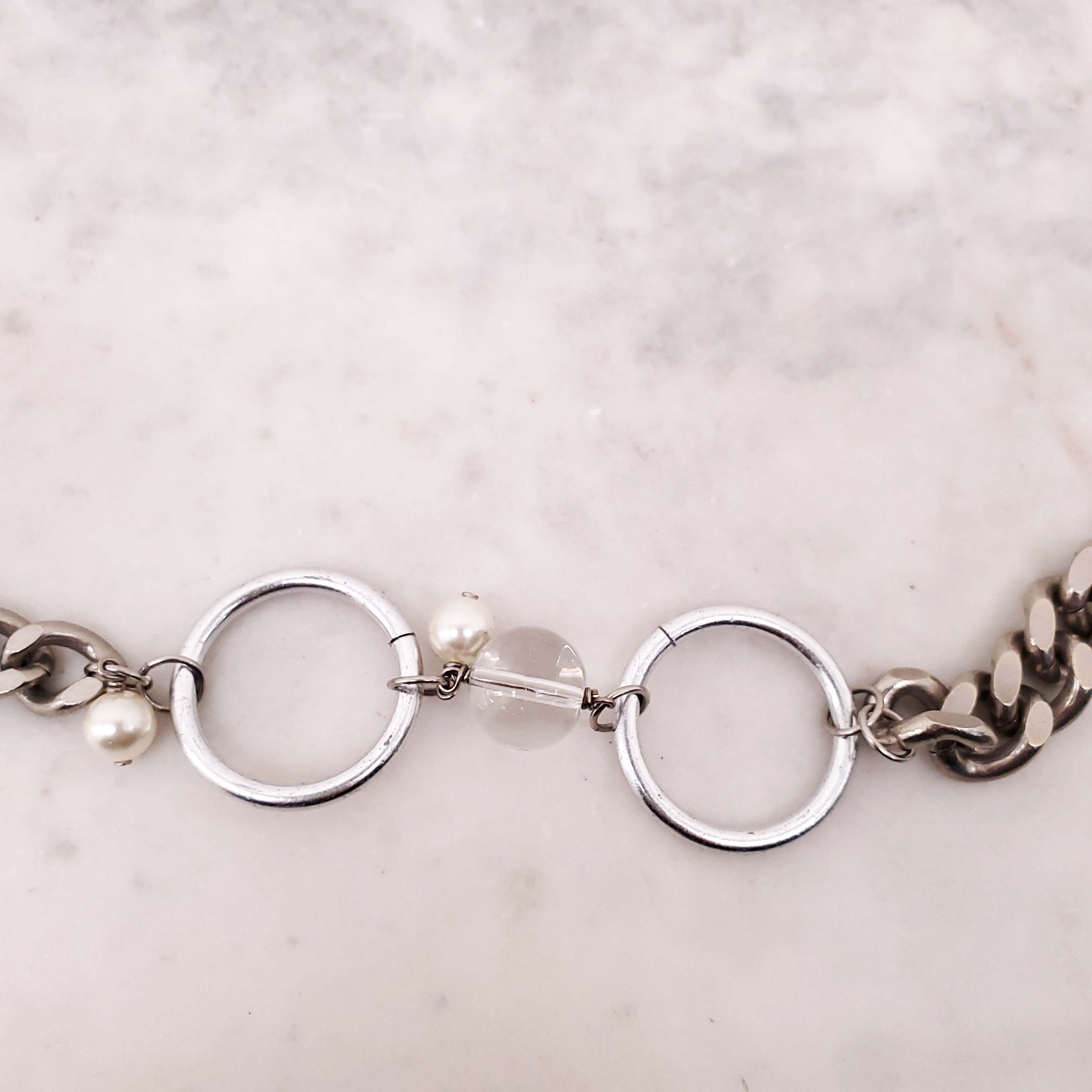 JUSTINE CLENQUET KEY NECKLACE