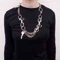 JUSTINE CLENQUET KEY NECKLACE