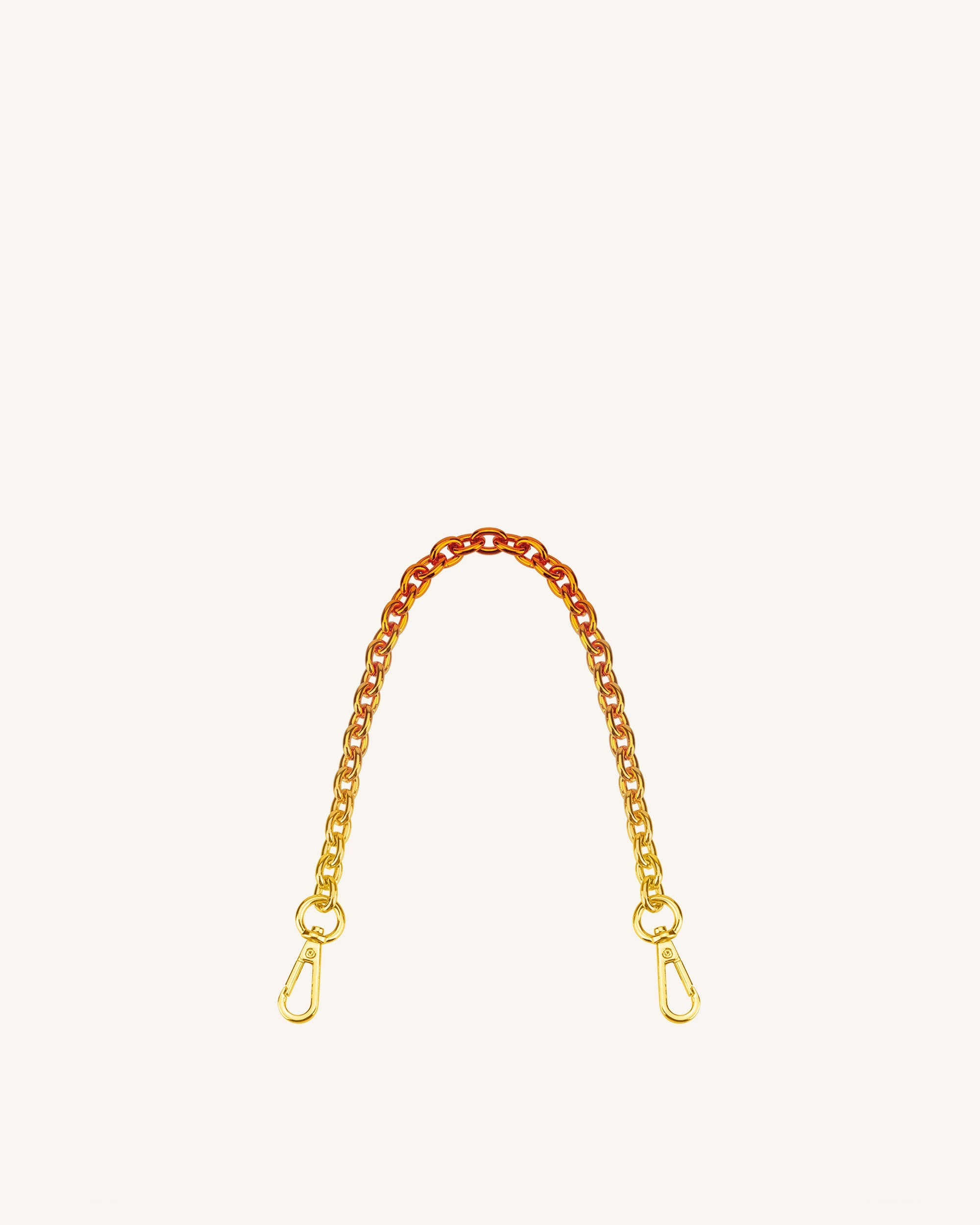 Isla Gradient Chain Strap - Orange