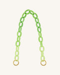 Mya Gradient Acrylic Chain Strap - Green