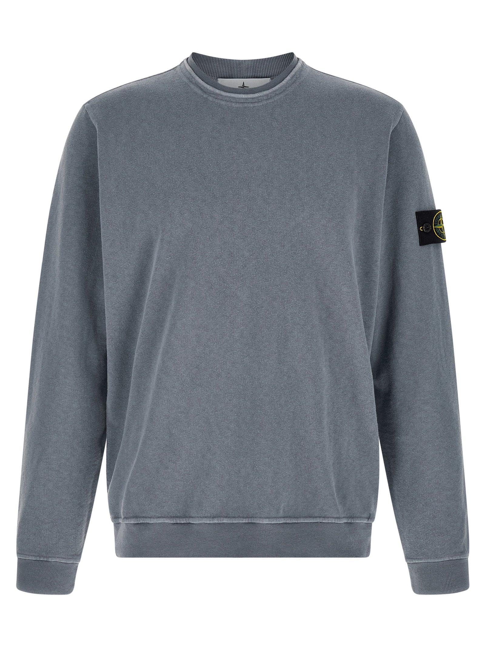Stone Island Men Brushed Cotton Sweatshirt