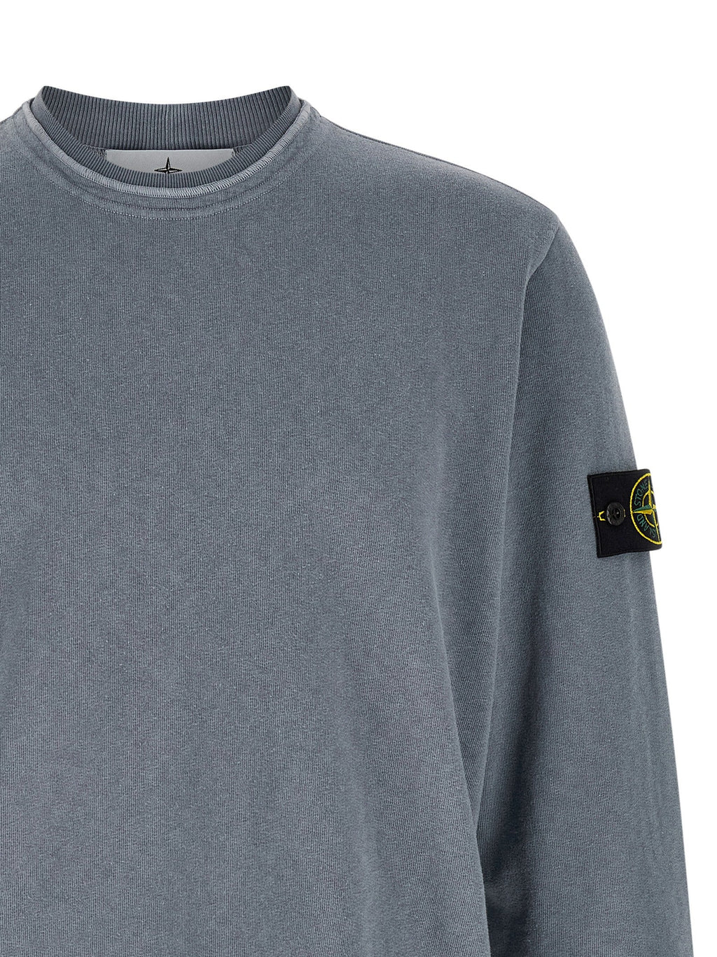 Stone Island Men Brushed Cotton Sweatshirt