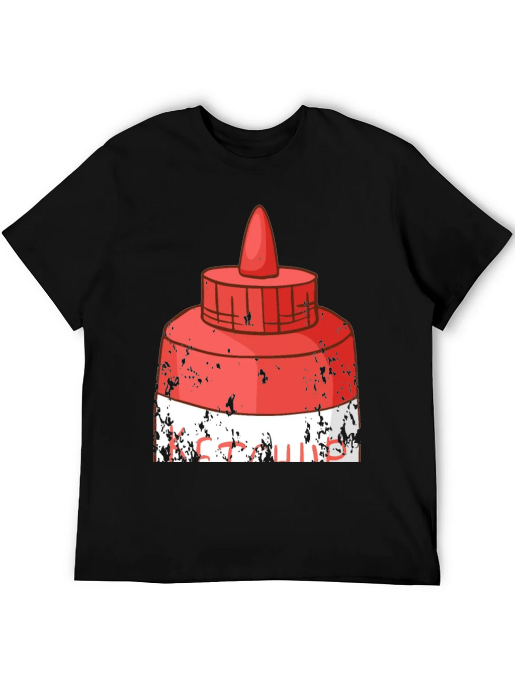 Funny Ketchup Graphic T-Shirt