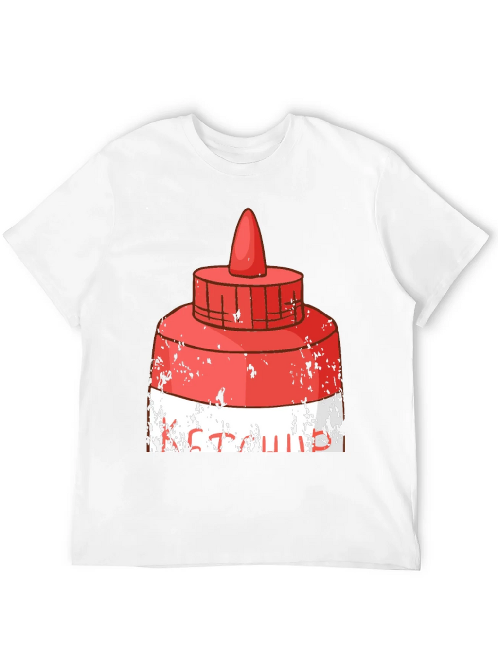 Funny Ketchup Graphic T-Shirt