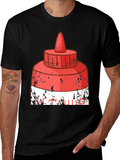 Funny Ketchup Graphic T-Shirt