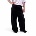 LA LIGNE BLACK SATIN PANTS - SIZE L