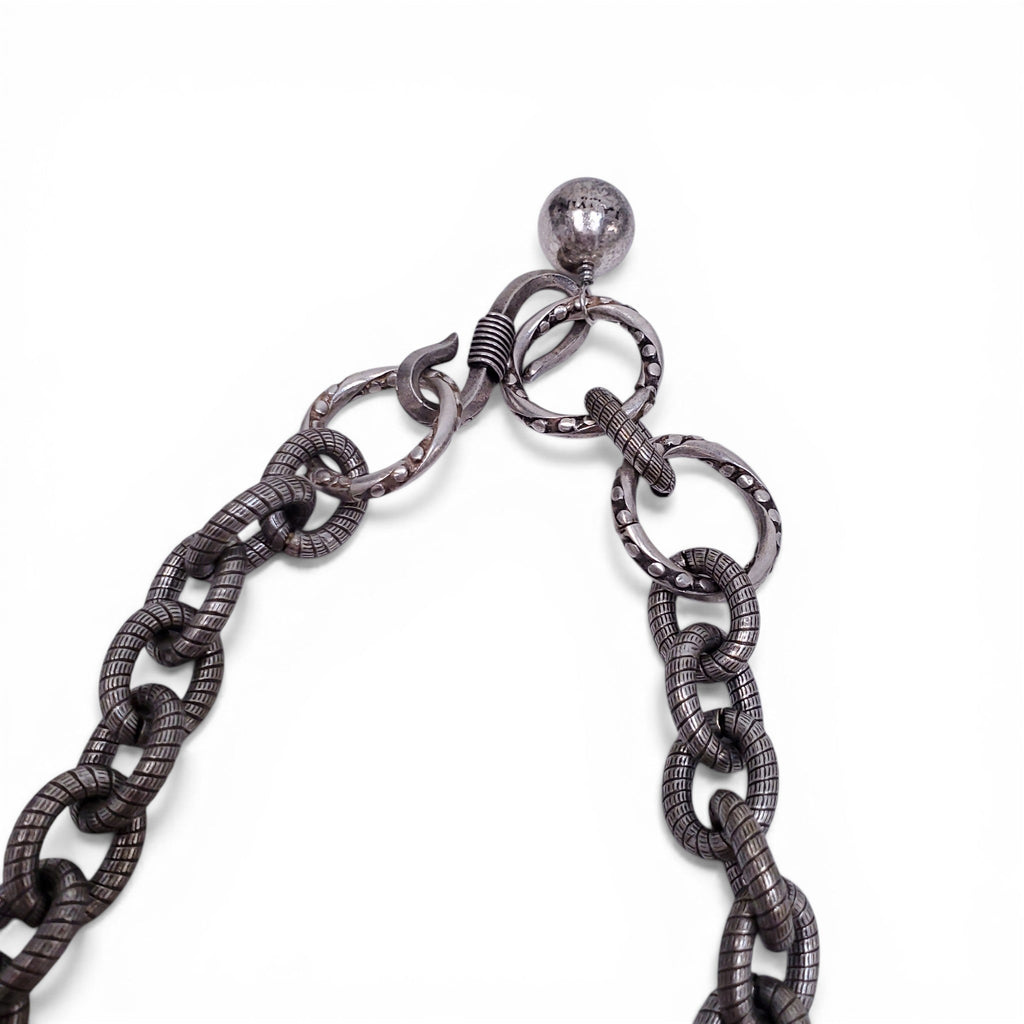 LANVIN CRYSTAL CHAIN NECKLACE