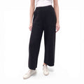 LAUREN MANOOGIAN BLACK ALPACA MERINO WOOL PANTS - SIZE 1/S