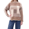 LAUREN MANOOGIAN OVERSIZED COLOUR BLOCK COTTON SWEATER - SIZE 1/S