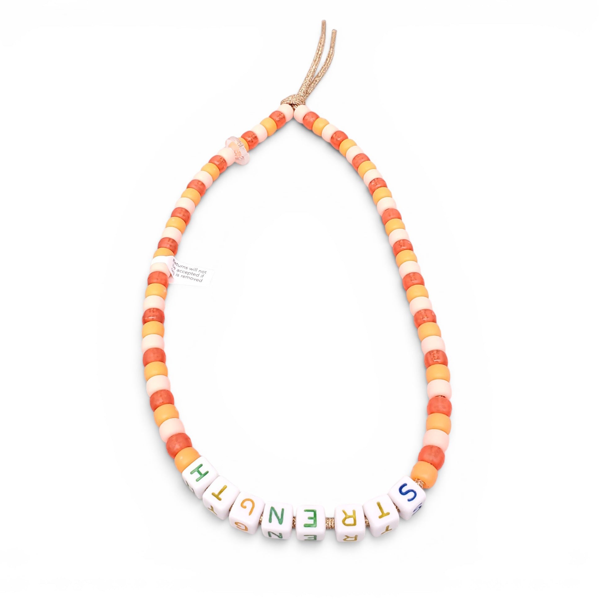 LAUREN RUBINSKI 'STRENGTH' BEADED NECKLACE