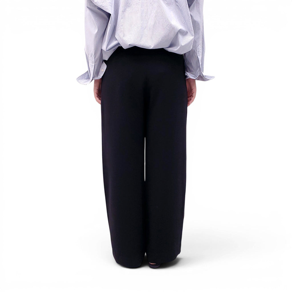 LESET BLACK WIDE LEG PANTS - SIZE M