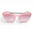 LINDA FARROW x ERDEM PINK SUNGLASSES