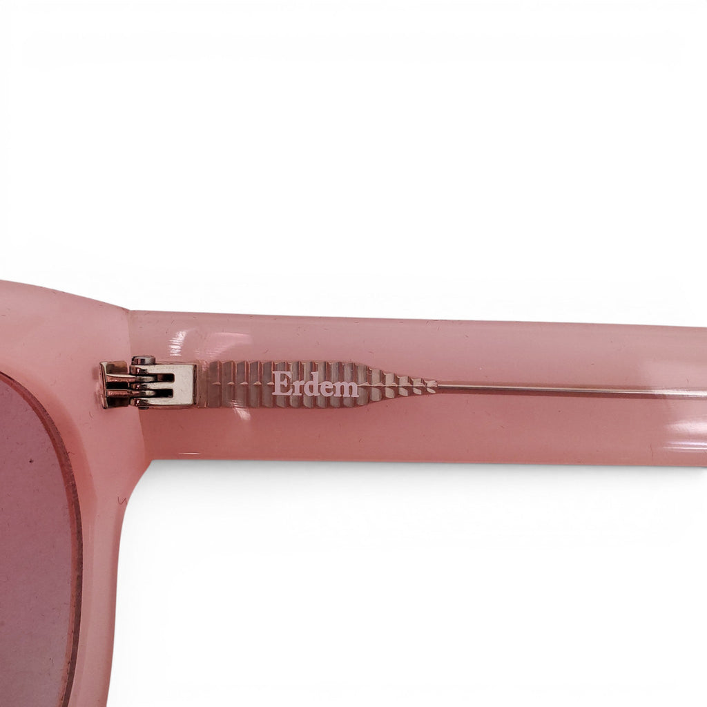 LINDA FARROW x ERDEM PINK SUNGLASSES