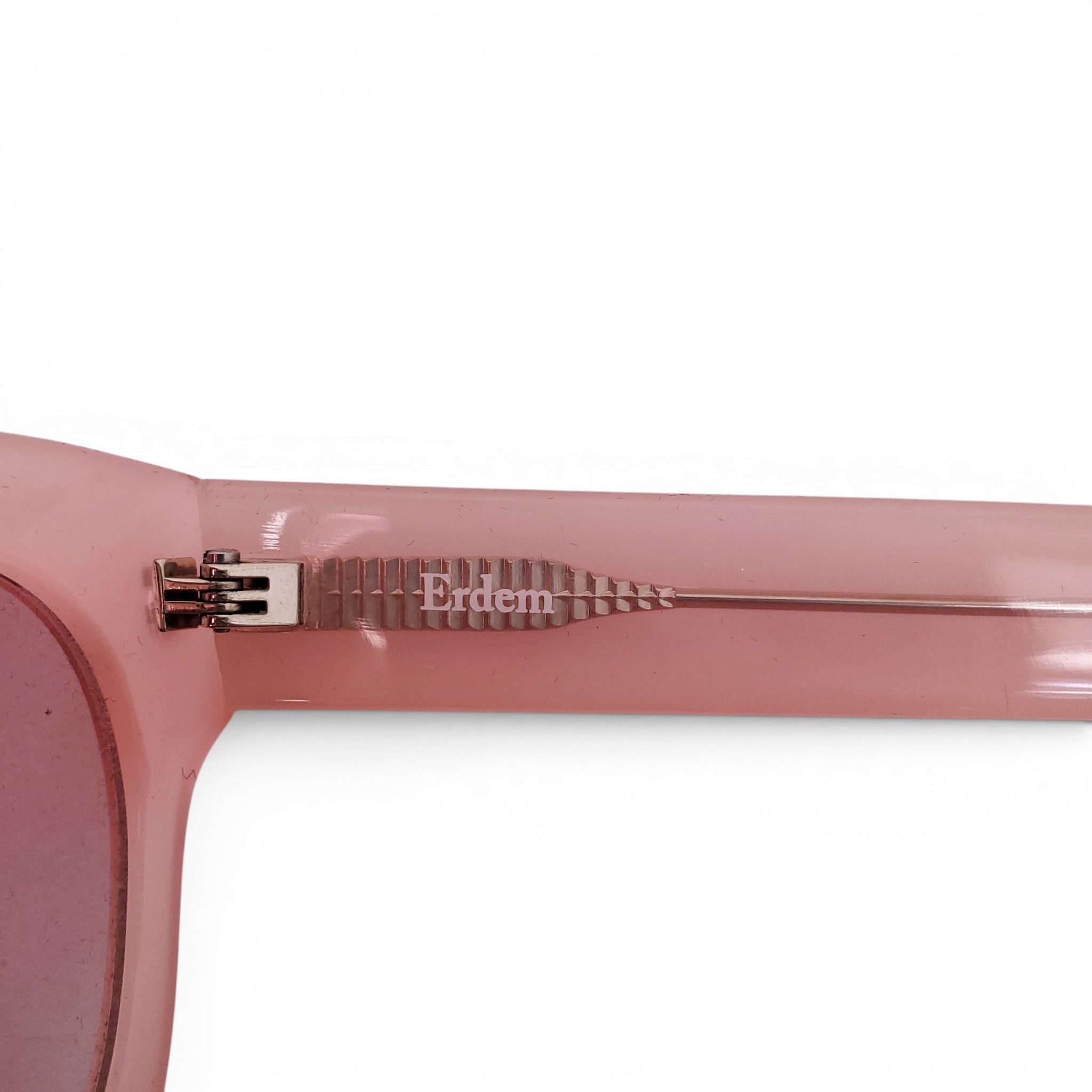 LINDA FARROW x ERDEM PINK SUNGLASSES
