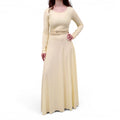 LOEWE YELLOW MIDI DRESS WITH LEATHER BELT - SIZE 36