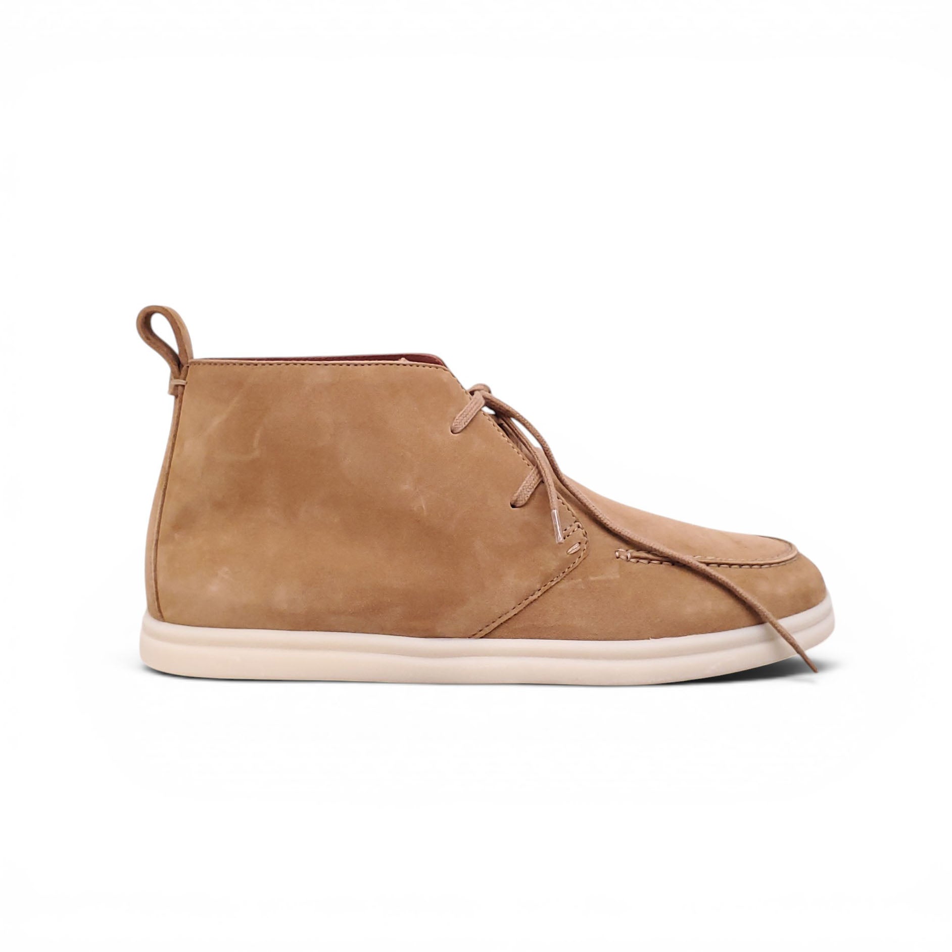 LORO PIANA CAMEL SUEDE BOOTIES - SIZE 37