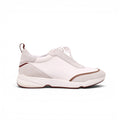 LORO PIANA WHITE MODULAR WALK LOW TRAINERS - MEN'S SIZE EU 43