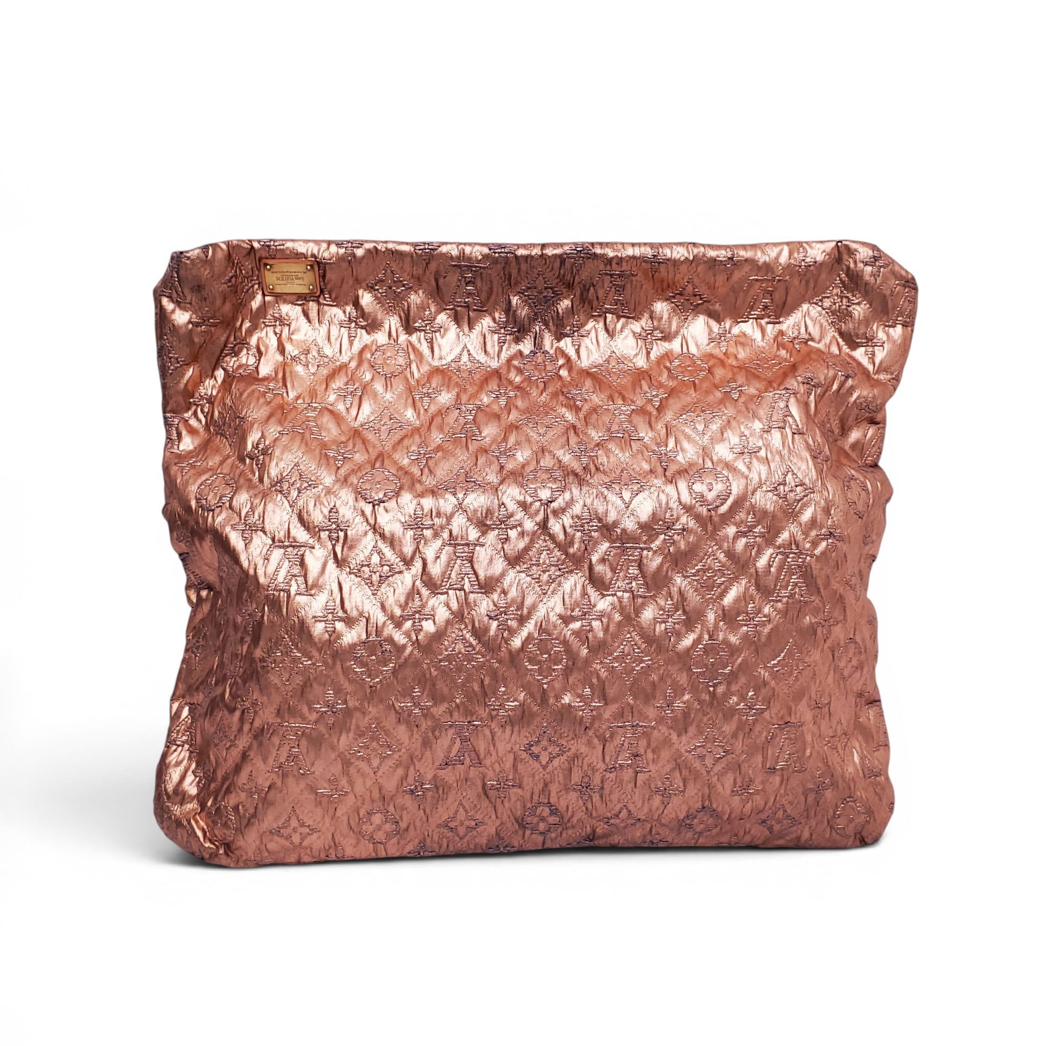 LOUIS VUITTON METALLIC LIMELIGHT MM CLUTCH