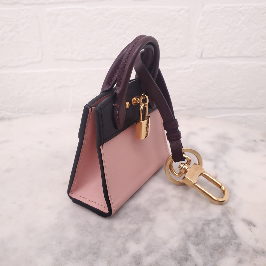 LOUIS VUITTON PINK PURSE BAG CHARM