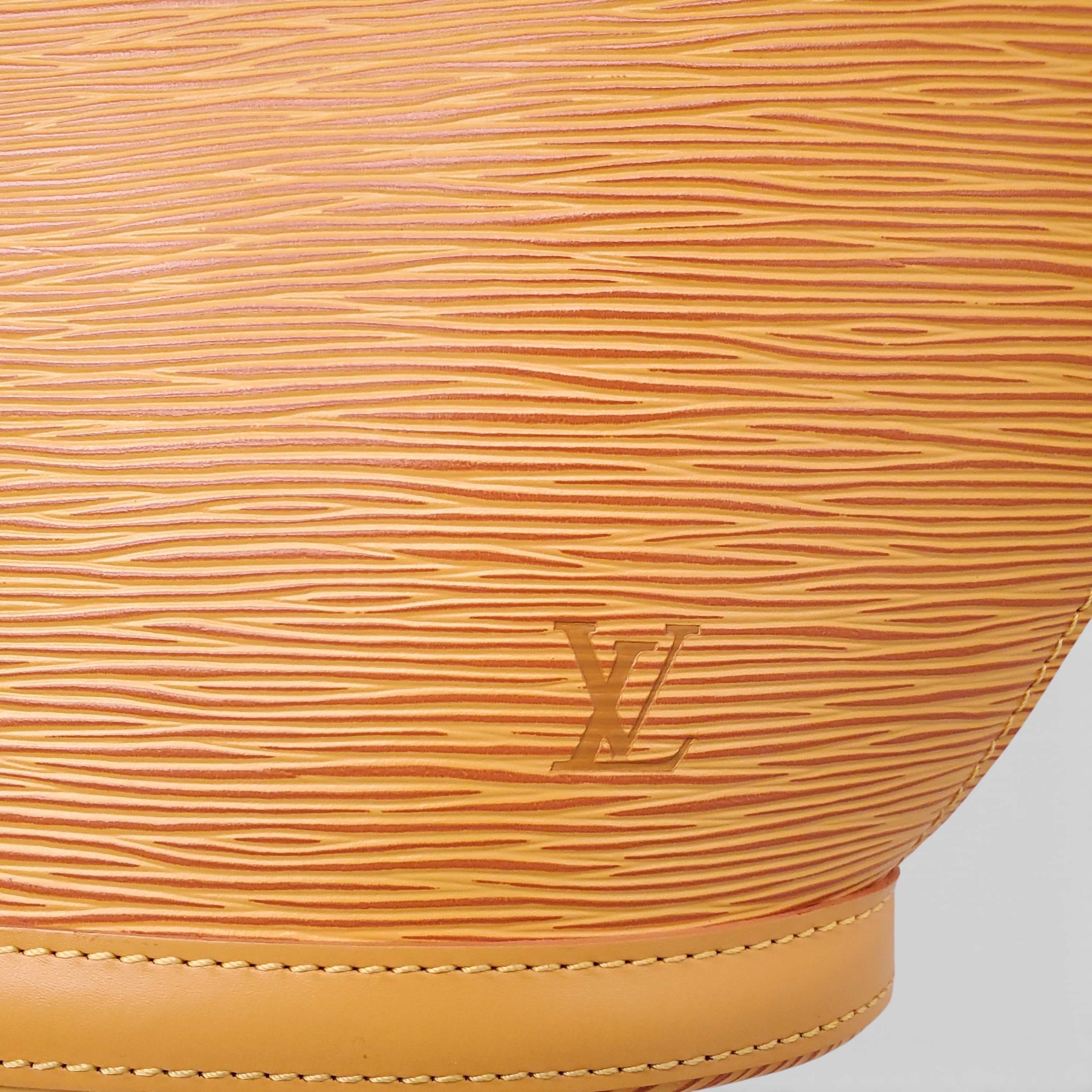 LOUIS VUITTON YELLOW EPI SAINT JACQUES PM BAG
