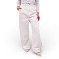 LOULOU STUDIO WHITE WIDE LEG DENIM JEANS - SIZE 29