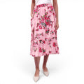 LOVESHACKFANCY PINK FLORAL SKIRT - SIZE S