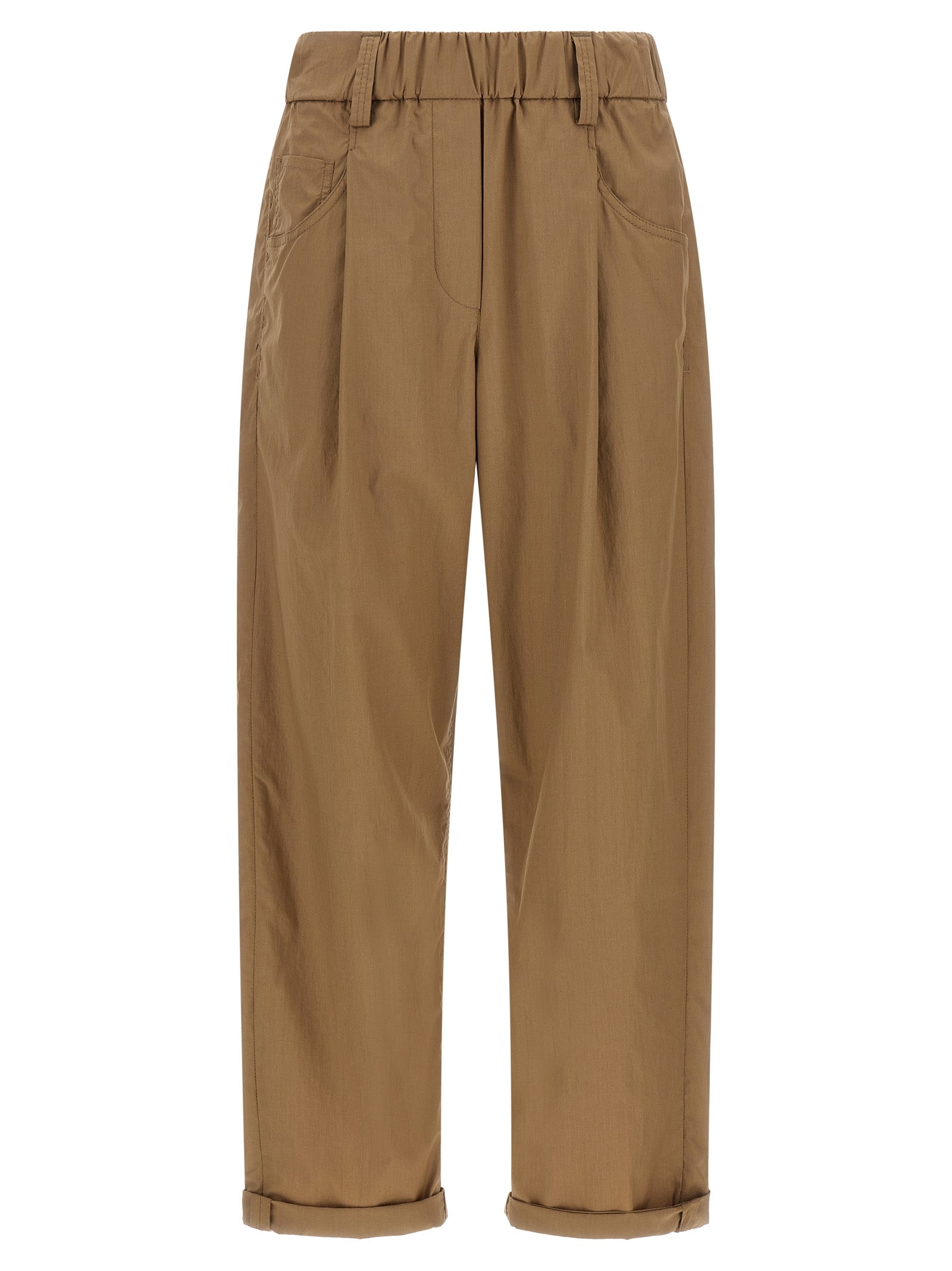 Brunello Cucinelli Women 'Track' Poplin Pants