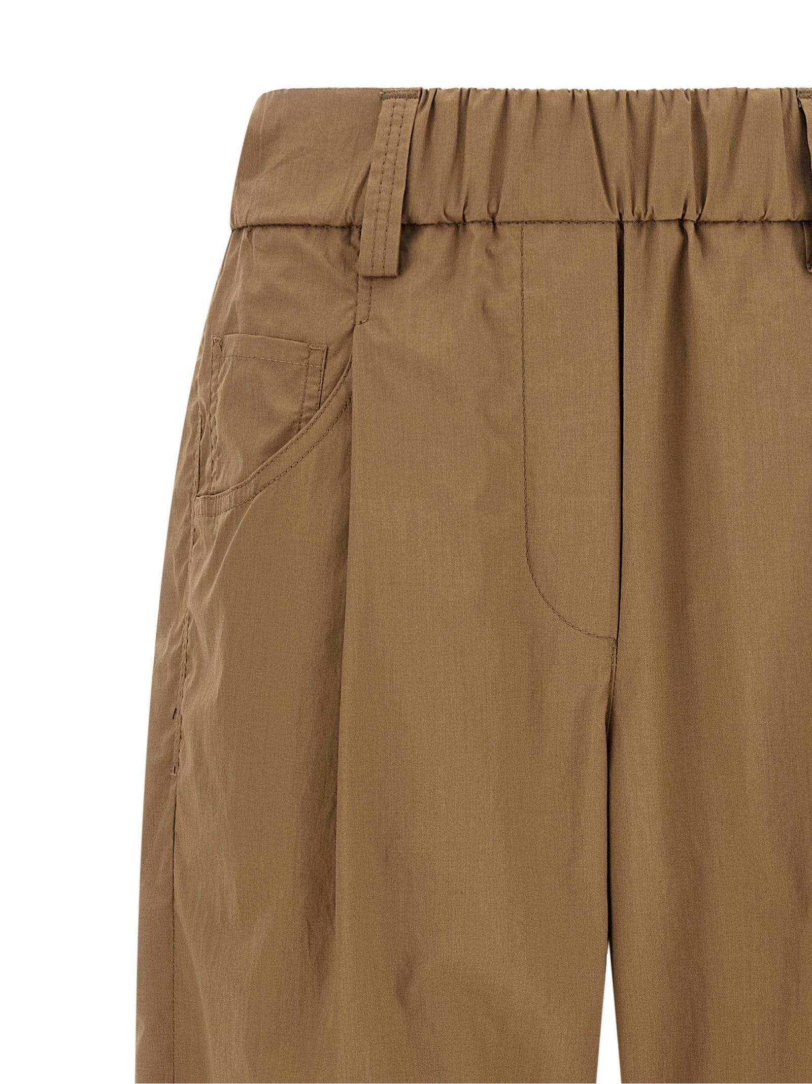 Brunello Cucinelli Women 'Track' Poplin Pants