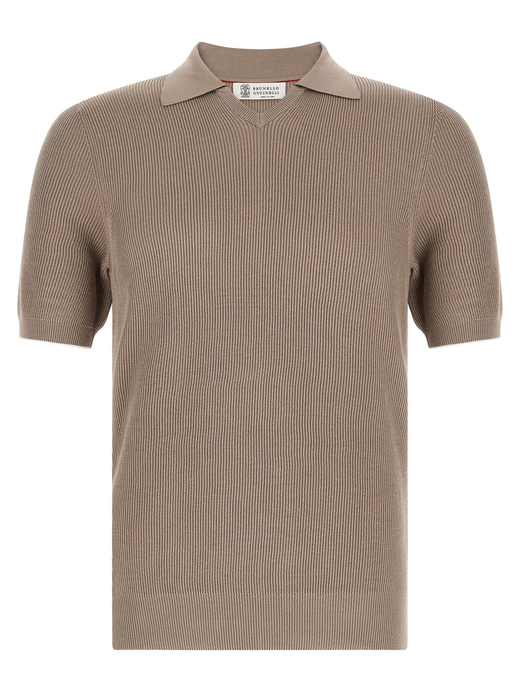 Brunello Cucinelli Men Knitted Polo Shirt