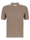 Brunello Cucinelli Men Knitted Polo Shirt