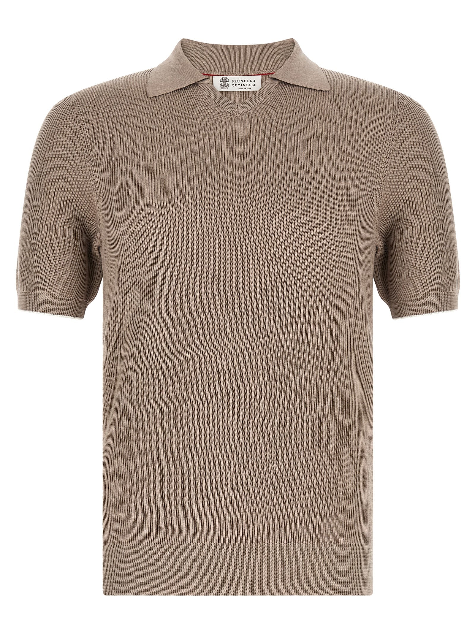 Brunello Cucinelli Men Knitted Polo Shirt