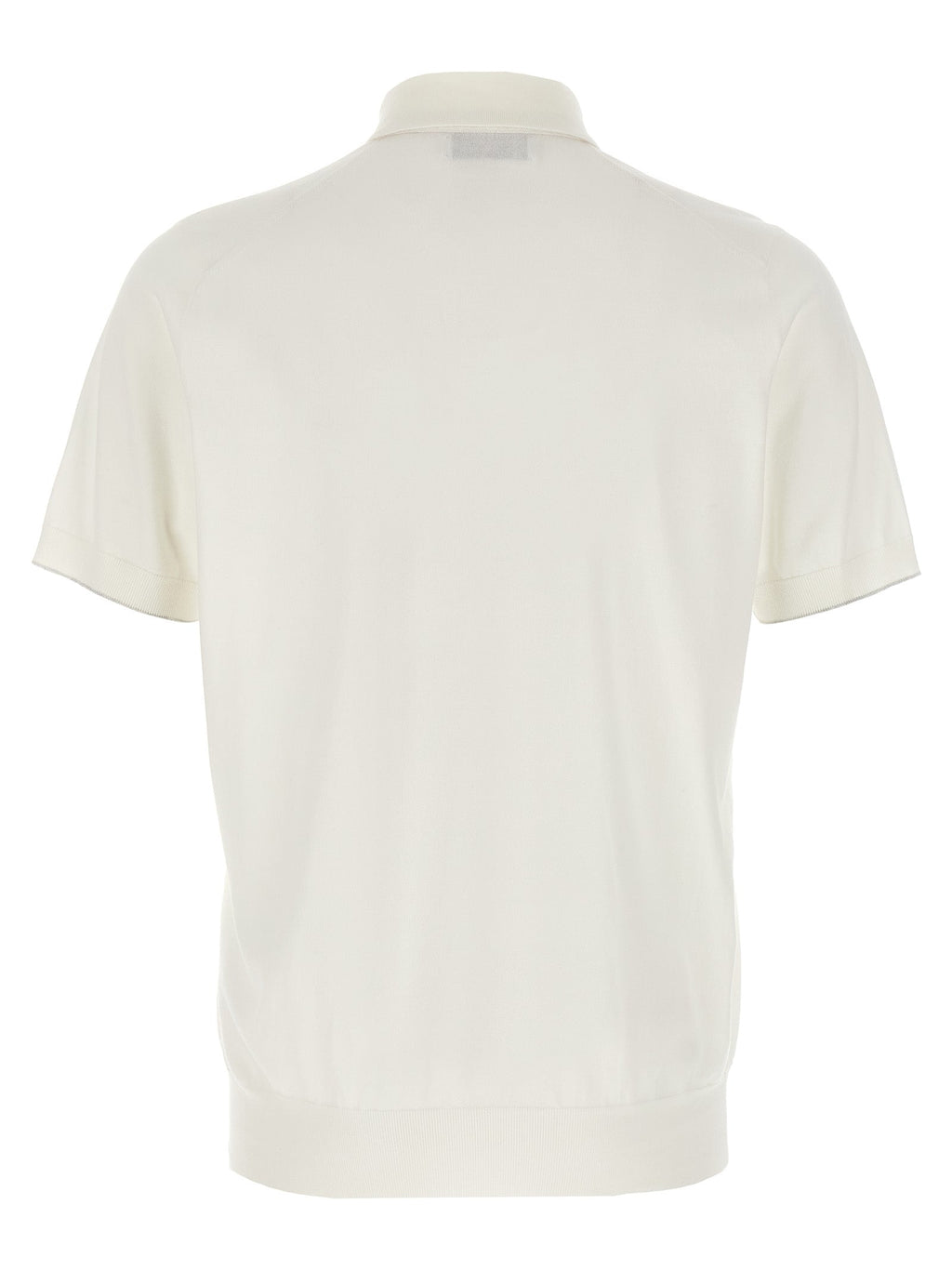 Brunello Cucinelli Men Stretch Cotton Polo Shirt