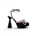 MACH & MACH BLACK PLATOFRM HEELS - SIZE 36