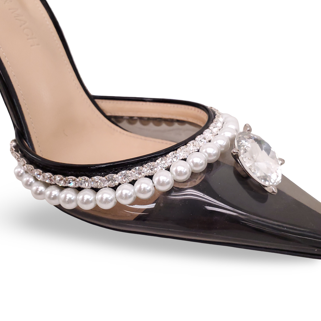 MACH & MACH ELISABETH DIAMOND HEELS - SIZE 36