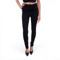 MAGDA BUTRYM BLACK ROSETTE LEGGINGS - SIZE 40