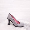 MARCO DE VINCENZO CRYSTAL ROUND TOE HEELS - SIZE 36