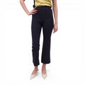 MARNI NAVY ELASTIC WAIST TROUSERS - SIZE 40