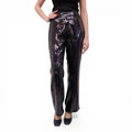MAX MARA STUDIO BLACK SEQUIN PANTS - SIZE 42