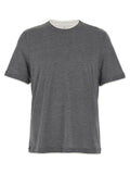 Brunello Cucinelli Men Layered T-Shirt